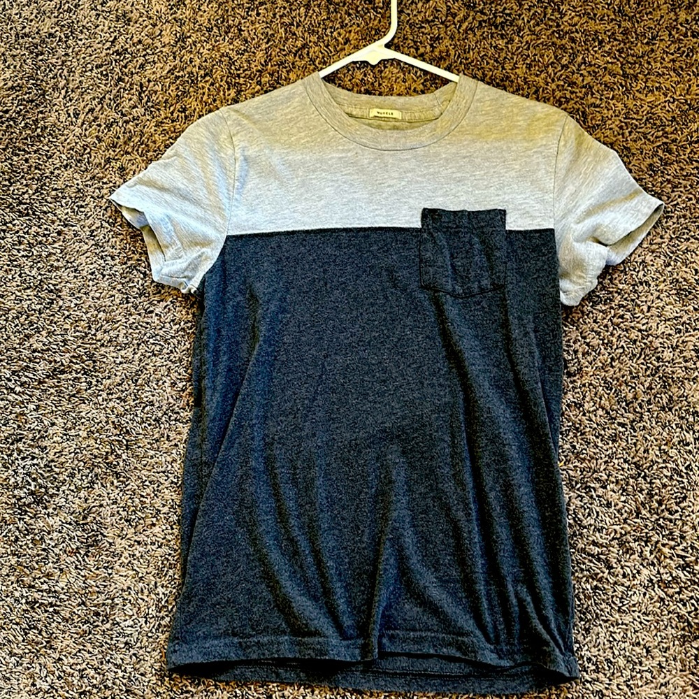 Abercrombie & Fitch grey multi-tone muscle shirt. Size S.